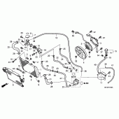 Схема узла: Радиатор для Honda NSA700 DN-01