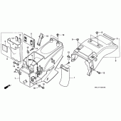 Схема вузла: Заднє крило для Honda XRV750 Africa Twin