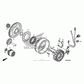 Схема вузла: Генератор для Honda VT1300 Fury