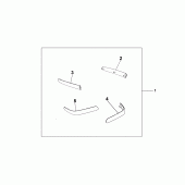 Схема вузла: Chrome saddlebag для Honda GL1800 Gold Wing