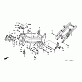 Схема вузла: Рама (VTR1000SPY / 1) для Honda VTR1000 VTR SP-1