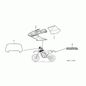 Схема вузла: Stripes (06) для Honda XR650