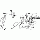 Схема вузла: Пульт управління рульовой для Honda XR250