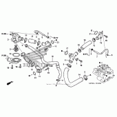 Схема вузла: Water pipe для Honda VFR800 Interceptor