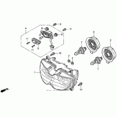 Схема вузла: Головний світло 95-97 для Honda CBR900RR CBR919RR Fireblade