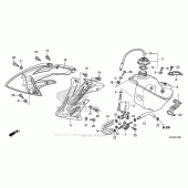 Схема вузла: Паливний бак для Honda CRF250 CRF250X