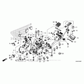 Схема узла: Электрооборудование для Honda NC700