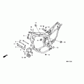 Схема узла: Рама для Honda XL600 Transalp