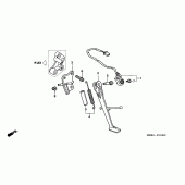 Схема вузла: Підставка для Honda VTR1000 Firestorm