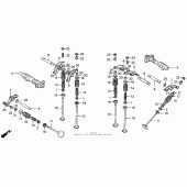 Схема вузла: Шток для Honda VT600 Shadow VLX Deluxe
