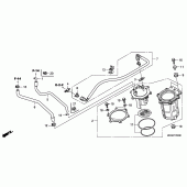 Схема узла: Топливный насос для Honda VT750 Shadow Aero