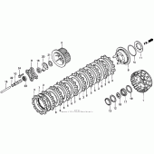 Схема вузла: Clutch 96 для Honda GL1500 Gold Wing Special Edition