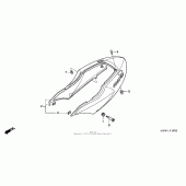 Схема вузла: Зад. cowl (04- 06) для Honda CBR600 CBR600F4i