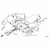 Схема узла: Water pipe для Honda ST1300 Pan-European