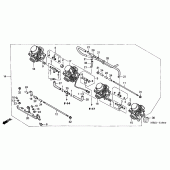 Схема узла: Карбюратор (ASSY.) (1) для Honda CB600F Hornet