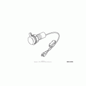 Схема вузла: Accessory socket kit (12v d / c) для Honda GL1800 Gold Wing