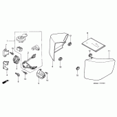 Схема вузла: Бічний обтічник для Honda VT750 Shadow ACE