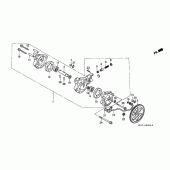 Схема вузла: Масляний насос для Honda XR600