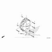 Схема вузла: Кришка генератора для Honda CBR600