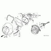 Схема узла: Фара для Honda XR125