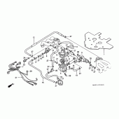 Схема узла: Water pipe/термостат (GL1500AN/SEN) для Honda GL1500 Gold Wing Special Edition