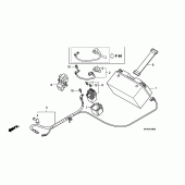Схема вузла: Акумулятор для Honda CB1000 CB1000R