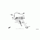 Схема узла: Подставка для Honda NC700