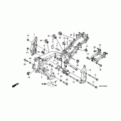 Схема вузла: Рама для Honda CBF1000