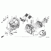 Схема вузла: Повітряний фільтр для Honda CBR500