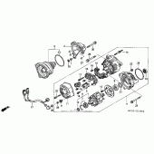 Схема узла: Генератор для Honda ST1300 Pan-European