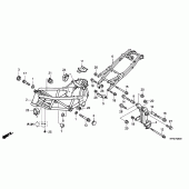 Схема узла: Рама для Honda VTR250 VTR