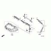 Схема узла: Впрыскиватель для Honda CBR1000 CBR1000RR Fireblade