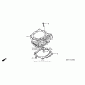 Схема вузла: Циліндр для Honda CRF250 CRF250X