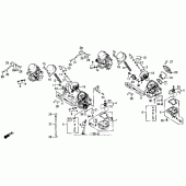 Схема вузла: Комплектуючі карбюратора для Honda CB1000 CB1000F