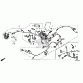 Схема узла: Wire Harness (2) для Honda VT1300 Fury