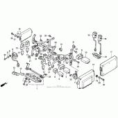 Схема вузла: St1100a cowl stay 96-98 для Honda ST1100 Pan-European