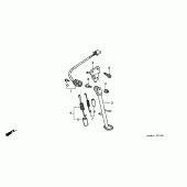 Схема узла: Подставка для Honda CBR900RR CBR919RR Fireblade