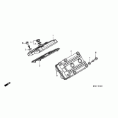 Схема узла: Клапанная крышка для Honda ST1100 Pan-European Police