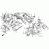 Схема вузла: Cowling comp для Honda ST1100 Pan-European