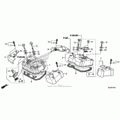 Схема вузла: Клапанна кришка для Honda VT750 Shadow Spirit