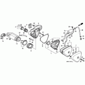 Схема узла: Воздушный фильтр (2) для Honda VT600 Shadow VLX