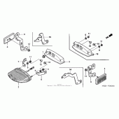 Схема узла: Задний фонарь (Стоп-сигнал) для Honda CBR600 CBR600RR