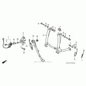 Схема вузла: Підставка для Honda VFR800 Interceptor