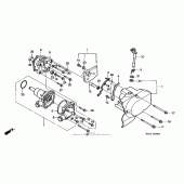 Схема вузла: Водяний насос для Honda VF750 Magna