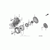 Схема вузла: Привід стартера для Honda ST1300 Pan-European Police