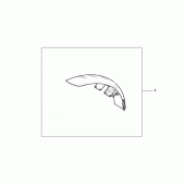 Схема узла: Fr fender для Honda VT600 Shadow VLX