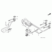 Схема узла: Система индукции воздуха для Honda GL1500 Gold Wing Special Edition