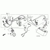Схема вузла: Акумулятор для Honda CBF600