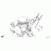Схема вузла: Рама для Honda CRF150 CRF150R