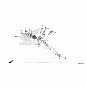 Схема узла: Термостат для Honda NC700